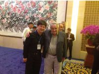 Jason Zhang nuestro Gerente Ejecutivo y el Presidente de Uruguay, José Mujica en la visita a China en mayo de 2013.