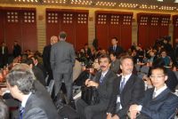 Ronda de Negocios en Pekin, en la visita del Presidente de Uruguay, Dr. Tabaré Vázquez.. A la derecha nuestro Director Ejecutivo para China, Lu Wei Yi, Bruce. Marzo 2009